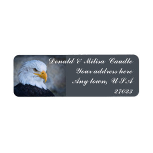 BALD EAGLE RETURN ADDRESS LABEL
