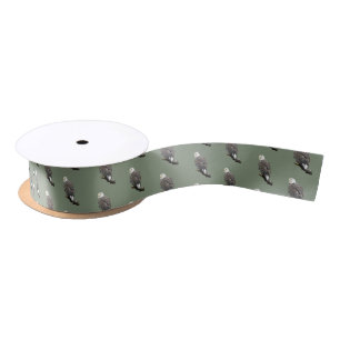 Bald eagle ribbon satin ribbon