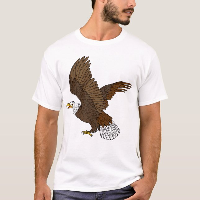 Bald Eagle Rising T-Shirt (Front)