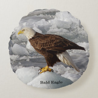 Bald Eagle round Pillow