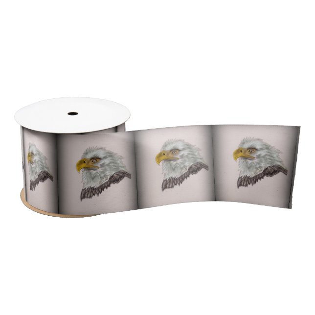 Bald Eagle Satin Ribbon (Spool)