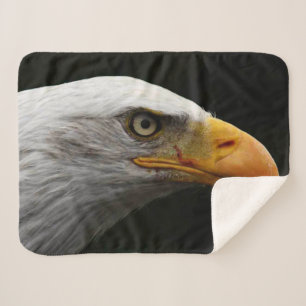 Bald Eagle sbcn Sherpa Blanket
