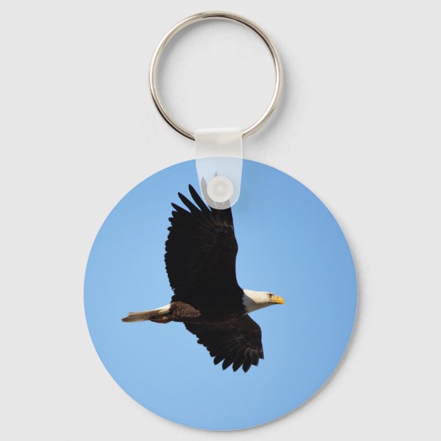 Bald Eagle Soar Key Ring (Front)