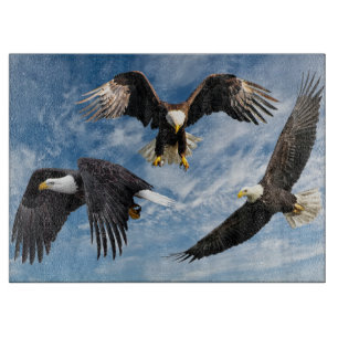 Bald Eagle Soaring Cutting Board
