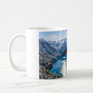 Bald Eagle Soaring Over a Lake Coffee Mug