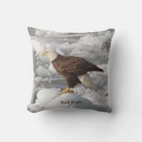 Bald Eagle square pillow
