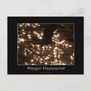 BALD EAGLE & SUNLIT WATER POSTCARD