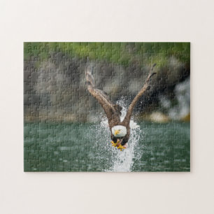 Bald Eagle The Big Catch Jigsaw Puzzle