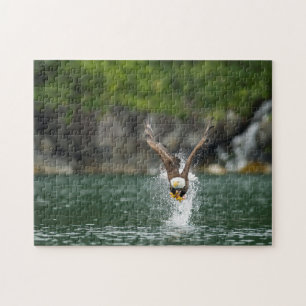 Bald Eagle The Big Catch Jigsaw Puzzle
