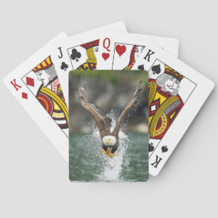 Bald Eagle The Big Catch Playing Cards