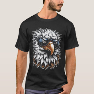 Bald Eagle The King of Cool with Killer Shades Ani T-Shirt