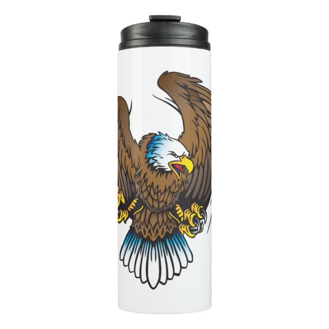 Bald Eagle Thermal Tumbler (Front)
