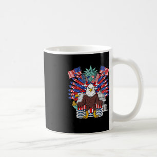 Bald Eagle Throne 4th Of July USA Patriotic Boys K Coffee Mug