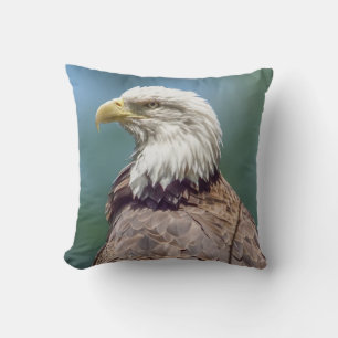 Bald Eagle Throw Pillow