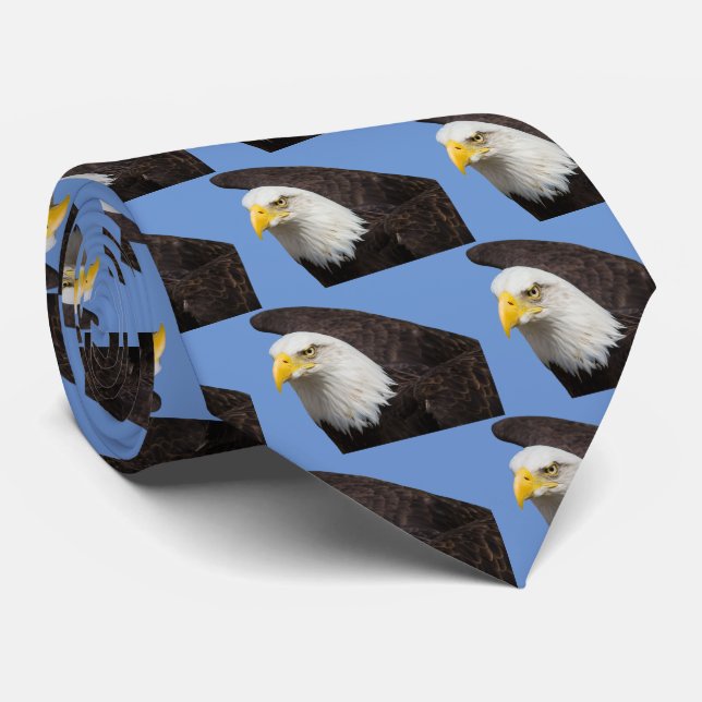 Bald eagle tie (Rolled)