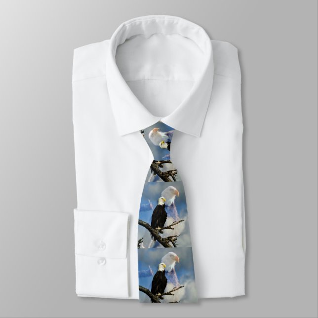 Bald Eagle Tie (Tied)