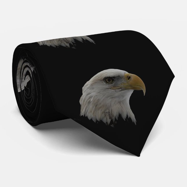 Bald Eagle Tie (Rolled)