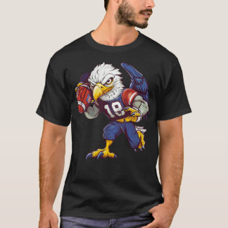Bald Eagle Touchdown American T-Shirt