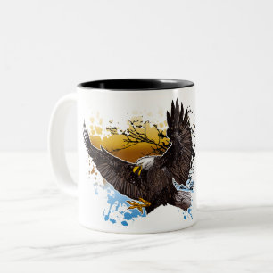 Bald Eagle Two-Tone Coffee Mug