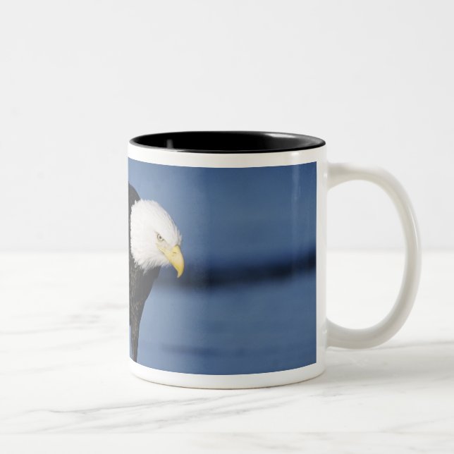 Bald Eagle Two-Tone Coffee Mug (Right)