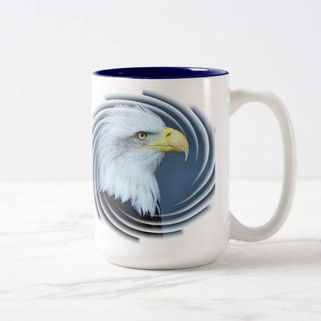BALD EAGLE Two-Tone COFFEE MUG (Right)