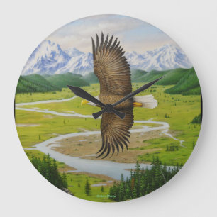 Bald Eagle Wall Clock