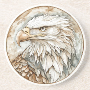 Bald Eagle Wild Tame and Timeless Collection Coaster