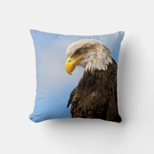 Bald Eagle Wildlife Portrait Art Cushion
