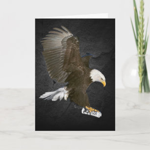 Bald Eagle with 2026 Graduation Diploma  Card