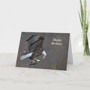 Bald Eagle with a fish Card