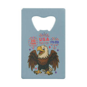 Bald Eagle with Fireworks– USA 250 Years 1776-2026