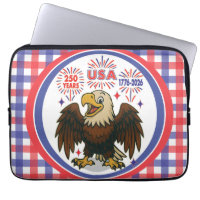 Bald Eagle with Fireworks– USA 250 Years 1776-2026