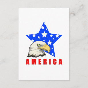 Bald Eagle with Stars   America Enclosure Card