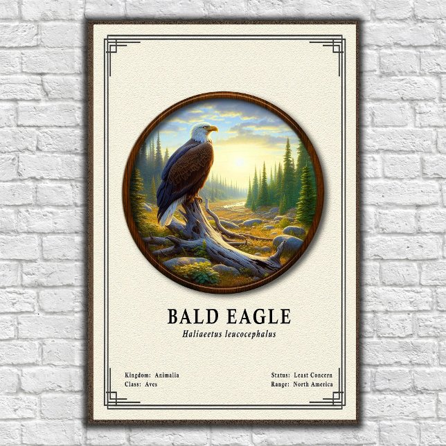 Bald Eagle Zoology Series Poster (Creator Uploaded)