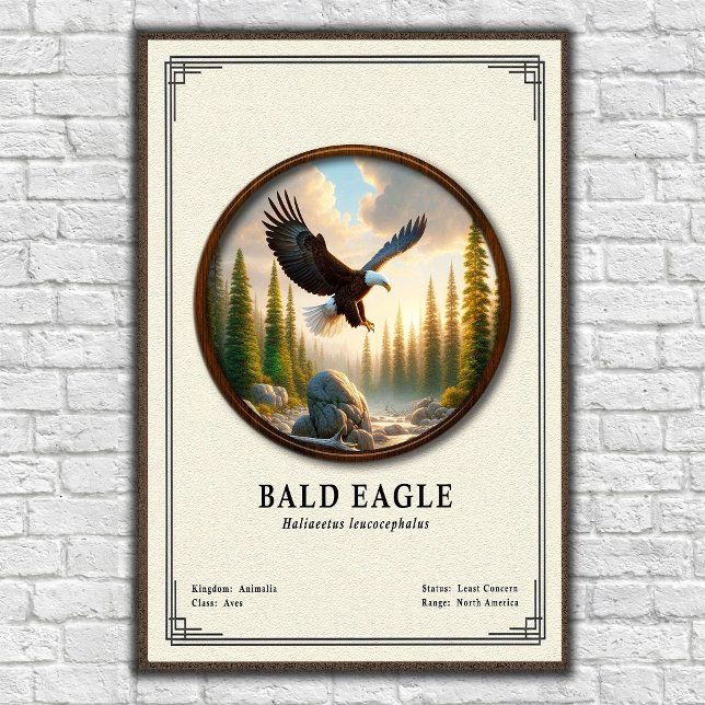 Bald Eagle Zoology Series Poster (Creator Uploaded)