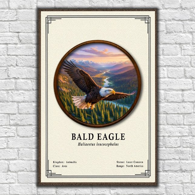 Bald Eagle Zoology Series Poster (Creator Uploaded)