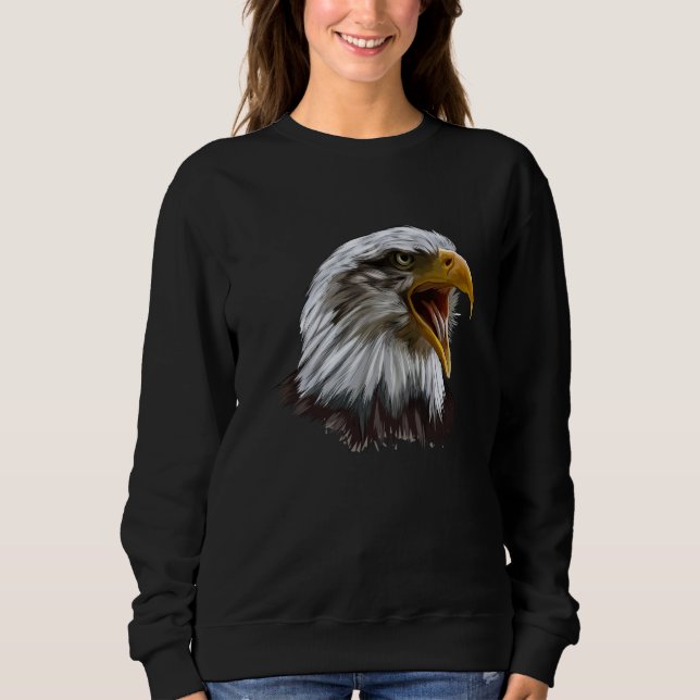 Bald Eagles Cool with a Bald Eagle Sweatshirt (Front)