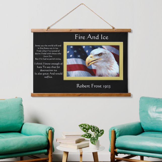 Bald Eagles head  looking at you Hanging Tapestry (Living Room)