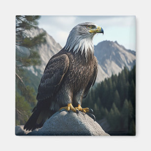 Bald Eagle's Wildlife: Aquila Bird of Prey, Erne Magnet