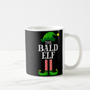 Bald Elf Matching Family Group Christmas Party Pyj Coffee Mug