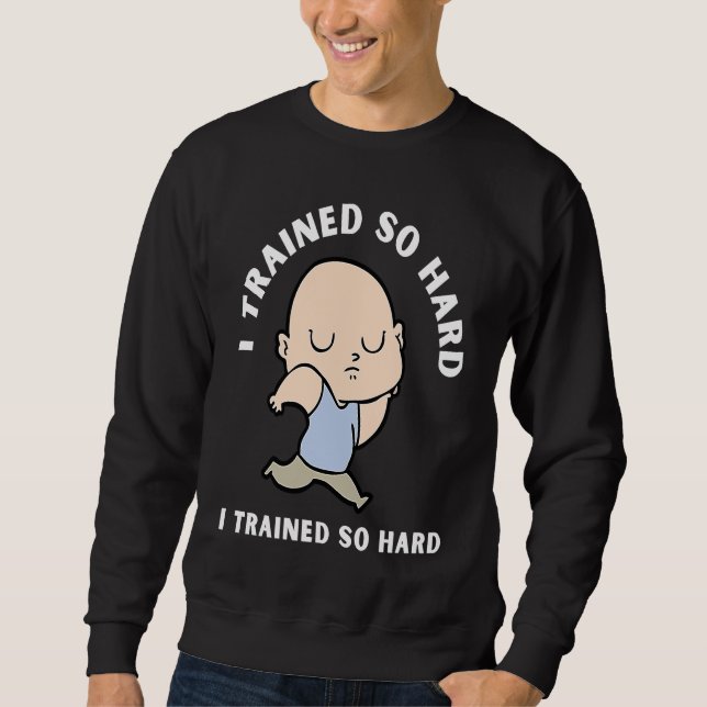 Bald Guy Hair Loss Alopecia And Baldness Sweatshirt (Front)