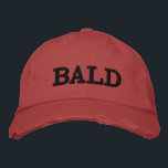 Bald hat<br><div class="desc">Bald hat is a fun way to show some humour for older age and hair thinning!  
●  CUSTOMIZE WORDS AND COLORS IF YOU'D LIKE.</div>