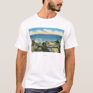 Bald Head Cliffs View of the Rocks and Surf T-Shirt