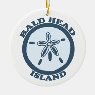 Bald Head Island. Ceramic Tree Decoration