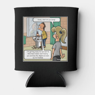 Bald Head Island Funny Can Cooler