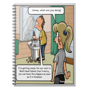 Bald Head Island Funny Notebook