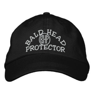 Bald Head Protector Embroidered Hat