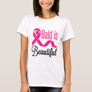 Bald Is Beautiful Breast Cancer Survivor Awareness T-Shirt