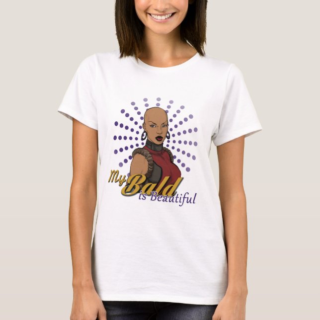 Bald-Is-Beautiful.png T-Shirt (Front)