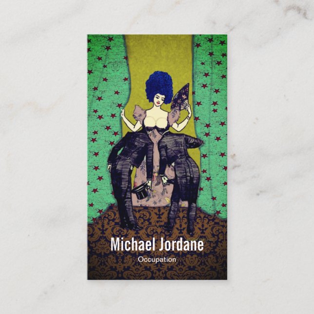 Bald Men - Business Card (Front)